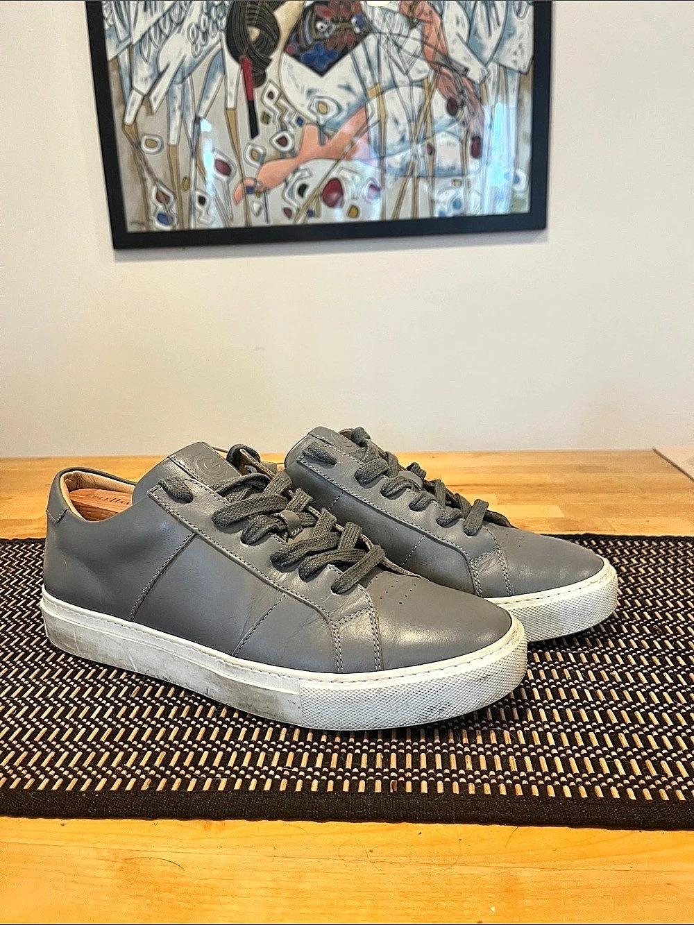 GREATS Made in Italy The Royale Low Top Sneakers in Gray